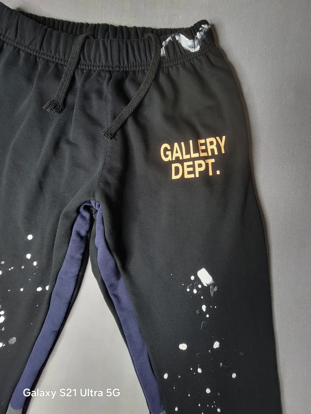 Gallery Dept Flare Painted Mens Sweatpants Color Black.navy.grey Size M